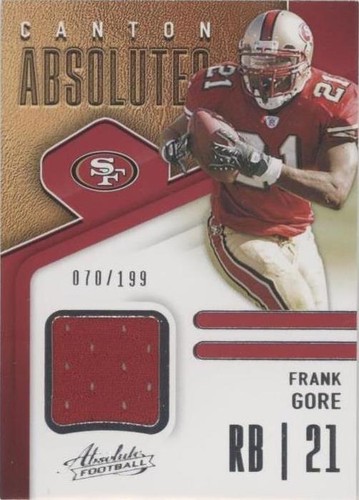 2021 Panini Absolute Frank Gore #CA2