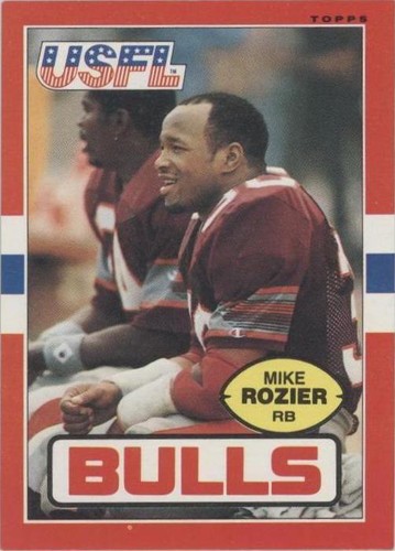 1985 Topps USFL Mike Rozier #55
