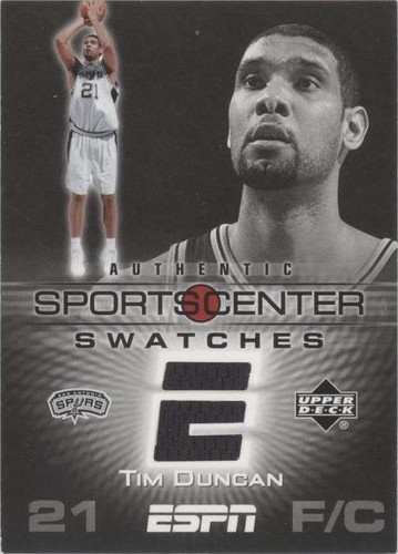 2005-06 Upper Deck ESPN - Tim Duncan #SCS-TD