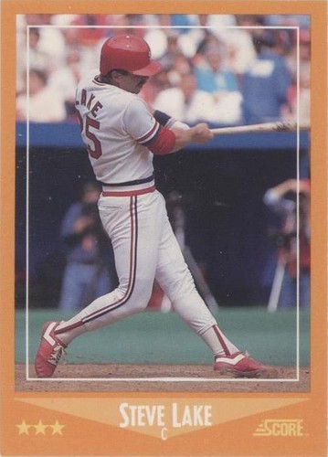 1988 Score - Steve Lake #596