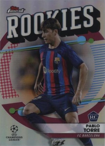 2022-23 Topps Finest UEFA Club Competitions Pablo Torre #FR-10