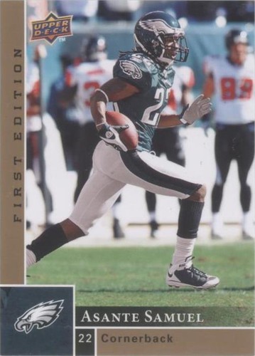 2009 Upper Deck First Edition Asante Samuel #112