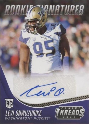 2021 Panini Chronicles Draft Picks Levi Onwuzurike #TS-LON