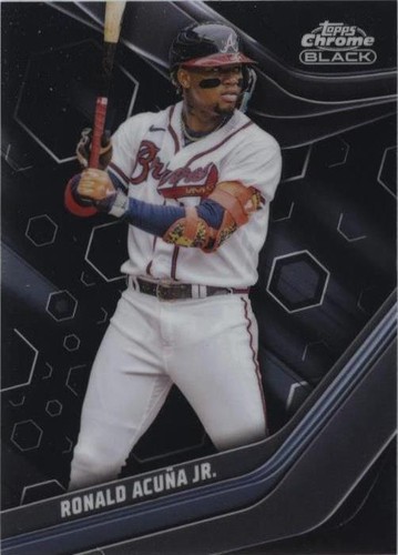 2023 Topps Chrome Black - Ronald Acuña Jr. #49