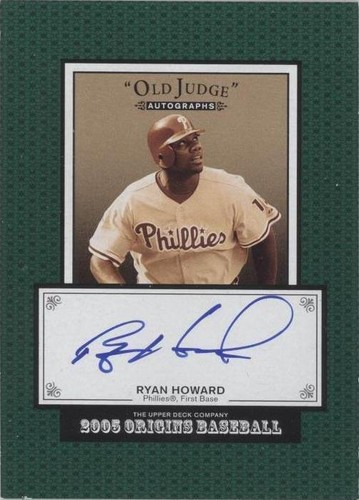 2005 Upper Deck Origins - Ryan Howard #HO