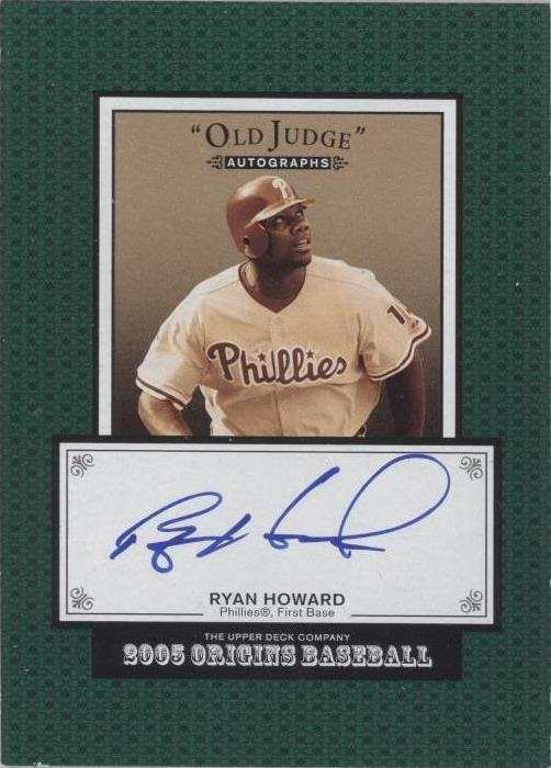 2005 Upper Deck Origins - Ryan Howard #HO