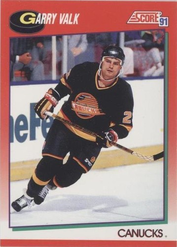 1991-92 Score Canadian - Garry Valk #195