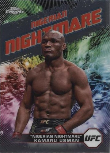 2024 Topps Chrome UFC - Kamaru Usman #AKA-10