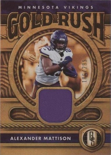 2022 Panini Gold Standard Alexander Mattison #GR-AMA