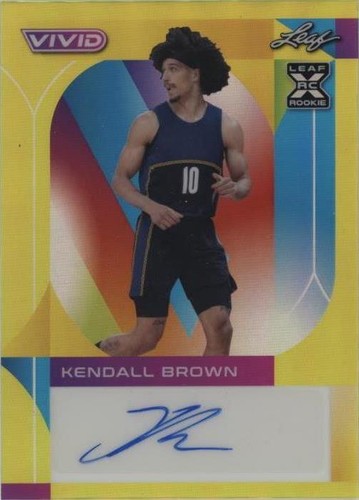 2022-23 Leaf Vivid - Kendall Brown #BA-KB1