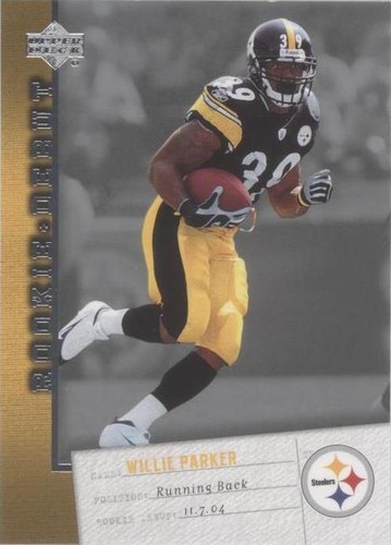 2006 Upper Deck Rookie Debut Willie Parker #78