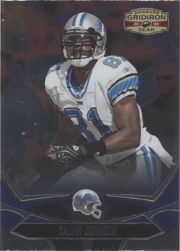 2008 Donruss Gridiron Gear Calvin Johnson #35