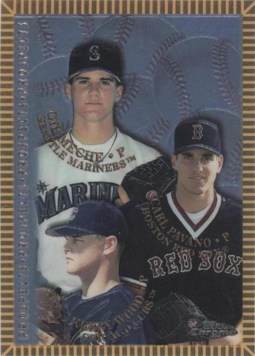 1998 Topps Chrome - Carl Pavano Gil Meche Kerry Wood #256