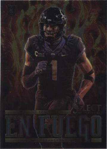 2023 Panini Select Draft Picks Quentin Johnston #EF-QJ