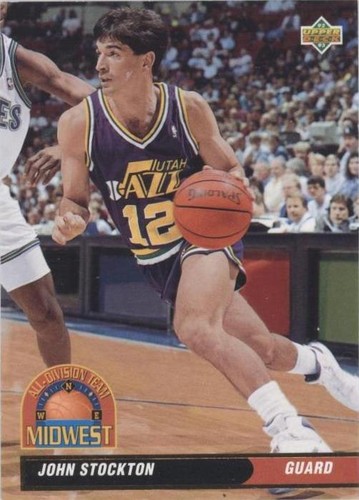 1992-93 Upper Deck - John Stockton #AD14