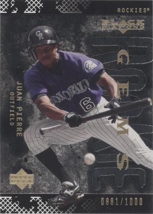 Upper Deck Black Diamond 2000 edición novato - Juan Pierre #101