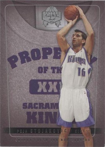 2004-05 Skybox Fresh Ink - Peja Stojakovic #25 PO