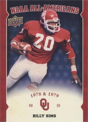 2011 Upper Deck University of Oklahoma Billy Sims #AA-BS