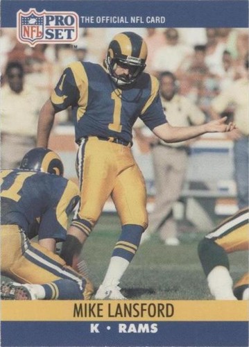 1990 Pro Set Mike Lansford #552