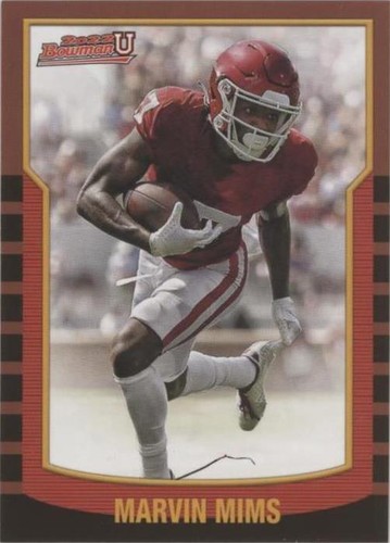 2021-22 Bowman University Marvin Mims #2KB-27