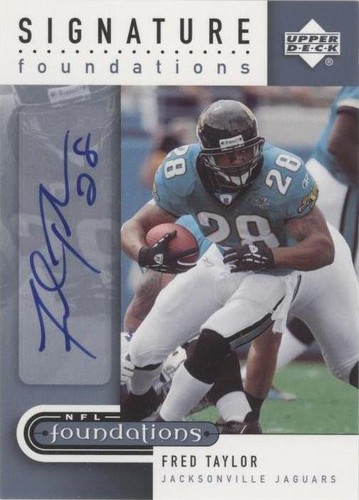 2005 Upper Deck NFL Foundations Fred Taylor #SF-FT