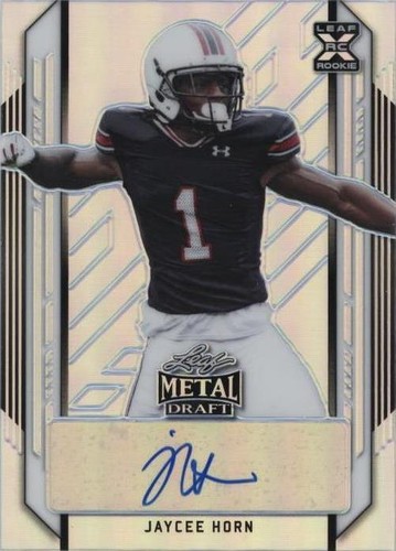 2021 Leaf Metal Draft Jaycee Horn #BA-JH3