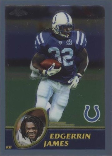 2003 Topps Chrome Edgerrin James #37