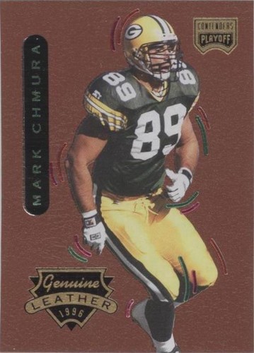 1996 Playoff Contenders Leather Mark Chmura #82