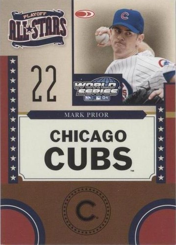 2004 Donruss World Series - Mark Prior #PAS-1