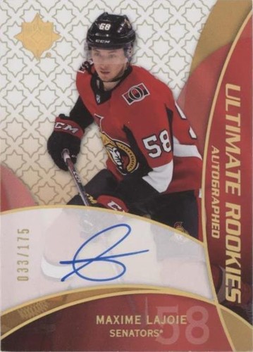 2018-19 Upper Deck Ultimate Collection - Max Lajoie #RRA-ML