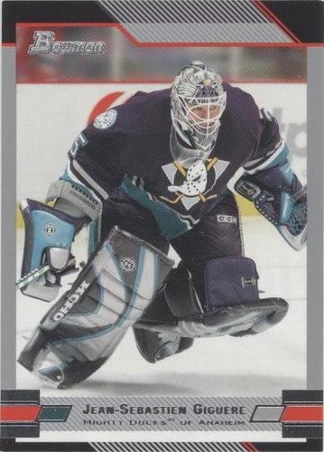 2003-04 Bowman Draft Picks - Jean-Sebastien Giguere #100