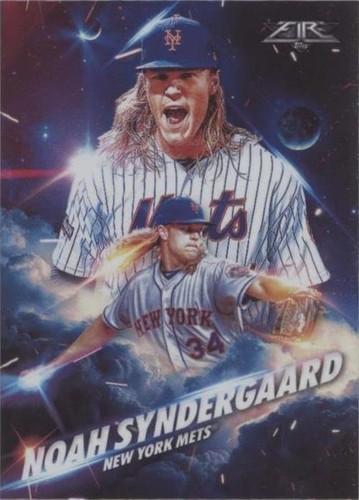 2017 Topps Fire - Noah Syndergaard #F-4