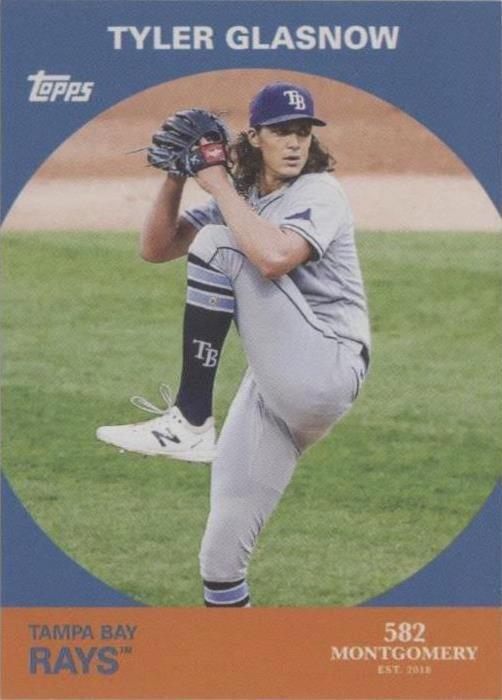 2022 Topps 582 Montgomery Club Set 5 - Tyler Glasnow #20