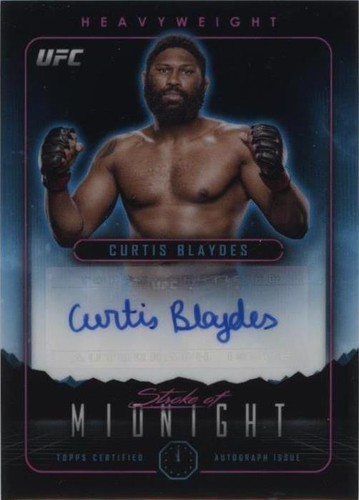 2024 Topps Midnight UFC - Curtis Blaydes #SMA-CBS