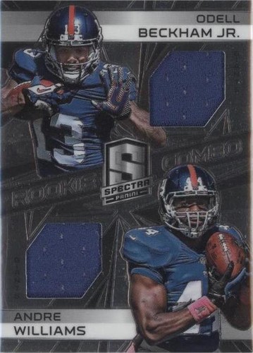 2014 Panini Spectra Andre Williams Odell Beckham Jr. #CR-OA