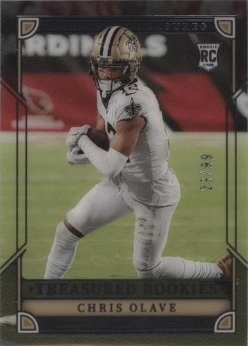 2022 Panini National Treasures Chris Olave #TRO-COL