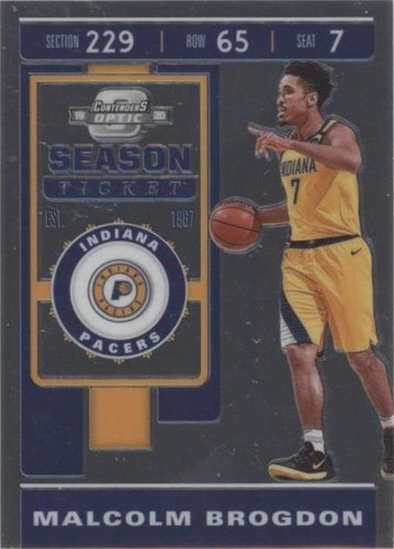 2019-20 Panini Contenders Optic - Malcolm Brogdon #38