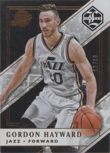 2015-16 Panini Limited - Gordon Hayward #2