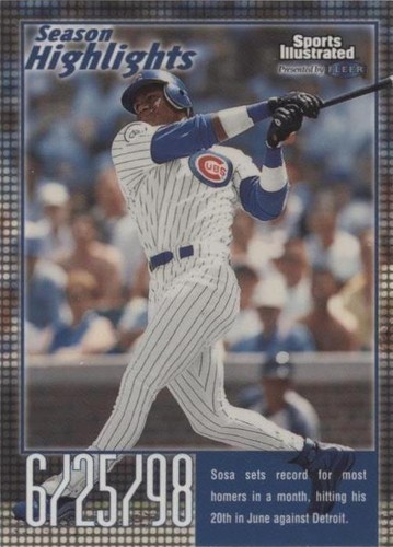 その他 1999 Fleer Brilliants Pulsars Sammy Sosa 1999 Fleer Brilliants Baseball Sammy Sosa Shining Stars Card