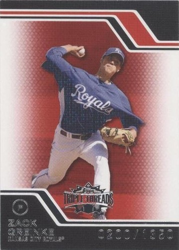 2008 Topps Triple Threads - Zack Greinke #239