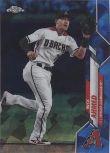 2020 Topps Chrome Sapphire Edition - Nick Ahmed #680