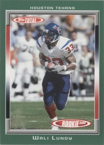 2006 Topps Total Wali Lundy #442