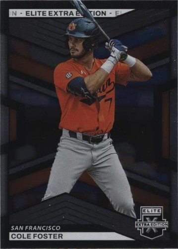 2023 Panini Elite Extra Edition - Cole Foster #36
