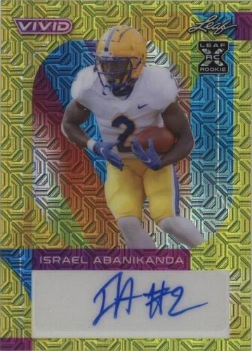 2023 Leaf Vivid Israel Abanikanda #BA-IA1
