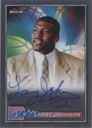 24/25 Topps Finest Larry Johnson Signatures Auto Autographs SP