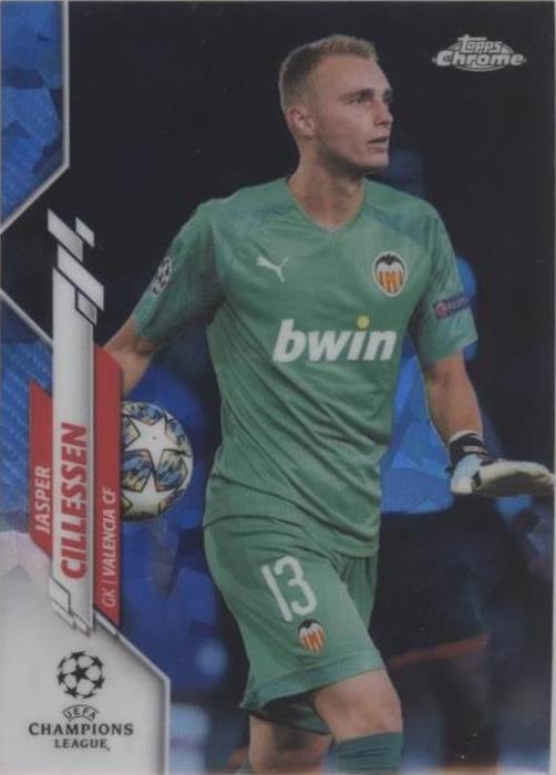2019-20 Topps Chrome UCL Sapphire Edition Jasper Cillessen #62