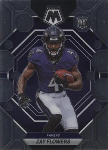 2023 Panini Mosaic Zay Flowers Camo Pink Rookie RC #380 PSA 10