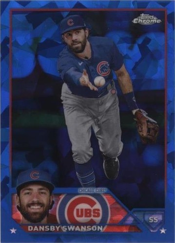 2023 Topps Chrome Sapphire Edition - Dansby Swanson #379