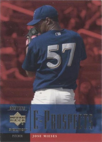 2001 Upper Deck Evolution - Jose Mieses #115