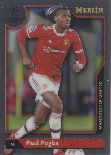 2021-22 Topps Merlin Collection Chrome UCL Paul Pogba #124